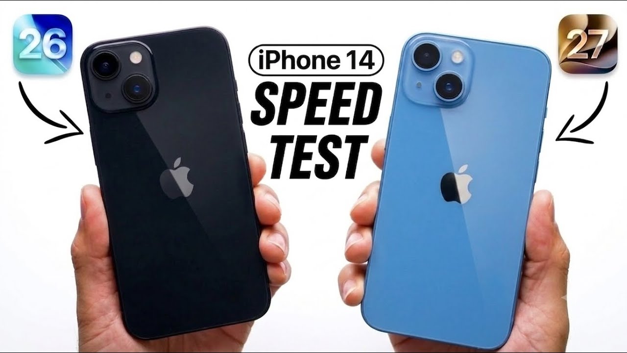 iOS 26 vs iOS 27 (Speed Test) on iPhone 14 - GOOD NEWS!