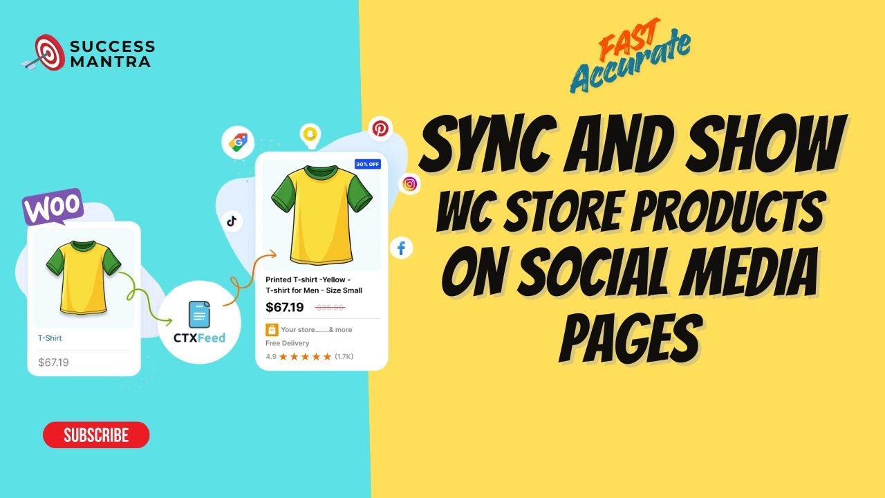 How to Show WooCommerce Products on Social Media Accounts | WooCommerce Product Feed Manager