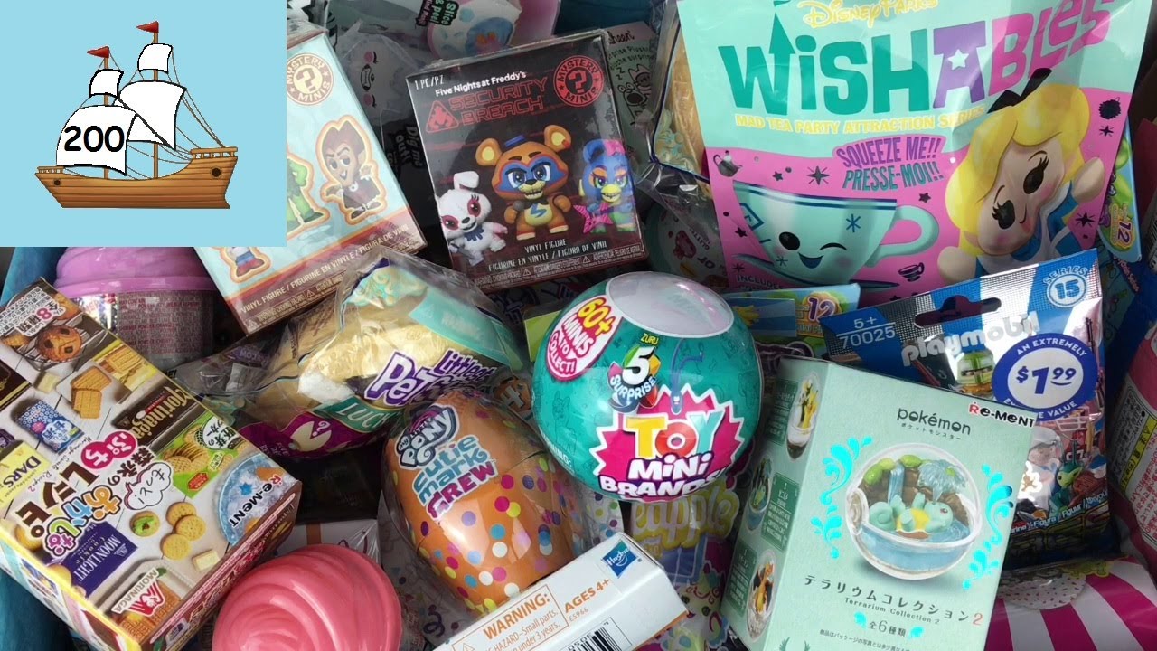 Blind Bag Ship #200 Toy Mini Brands FNAF Security Breach Pokemon Rement Disney Wishables Num Noms