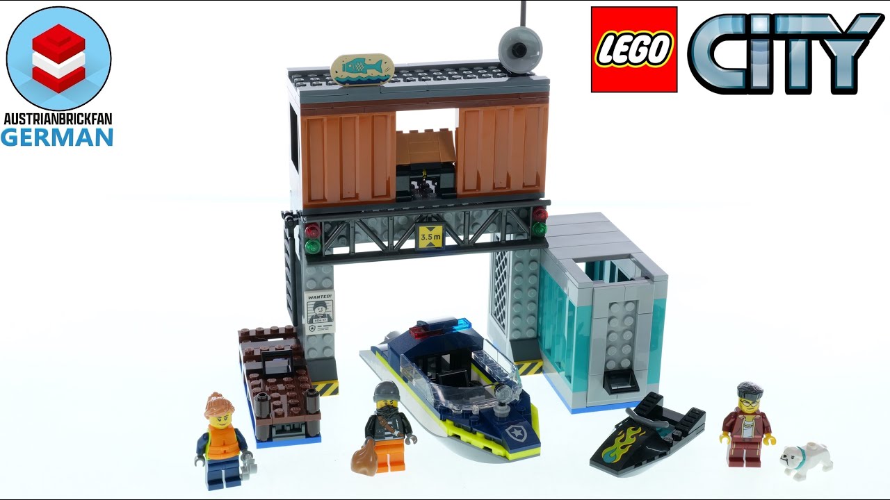 LEGO City 60417 Polizeischnellboot und Ganovenversteck &ndash; LEGO Speed Build Review