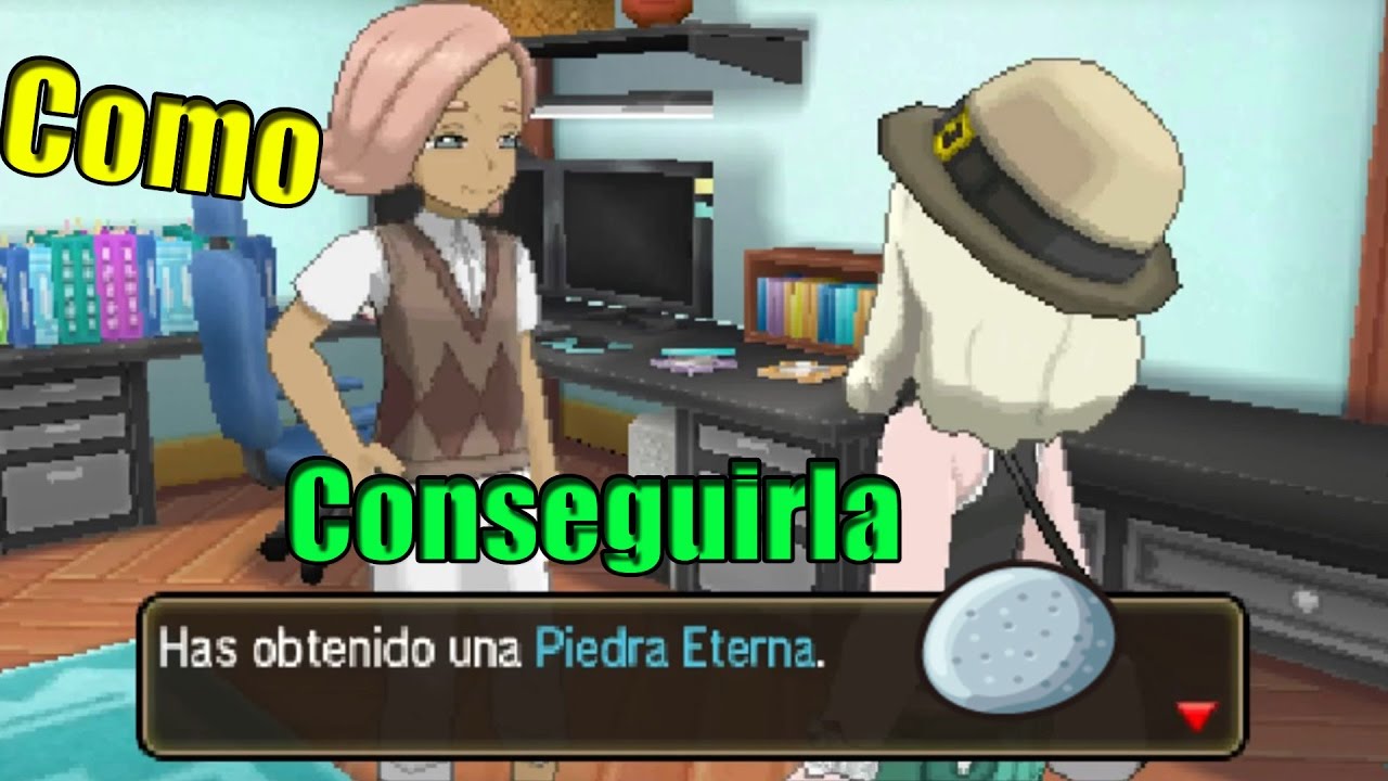 Como Conseguir la Piedra Eterna en Pokemon SOL y LUNA
