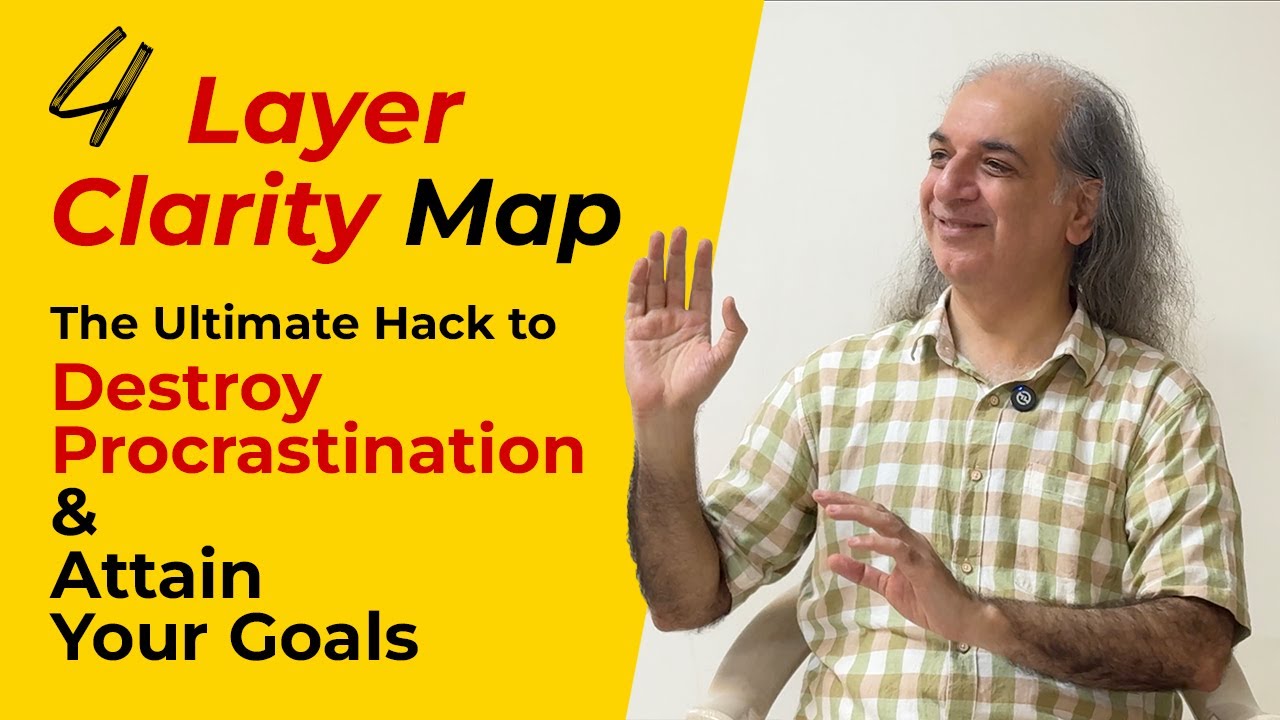 4 Layer Clarity Map - The Ultimate Hack to Destroy Procrastination & Attain Your Goals