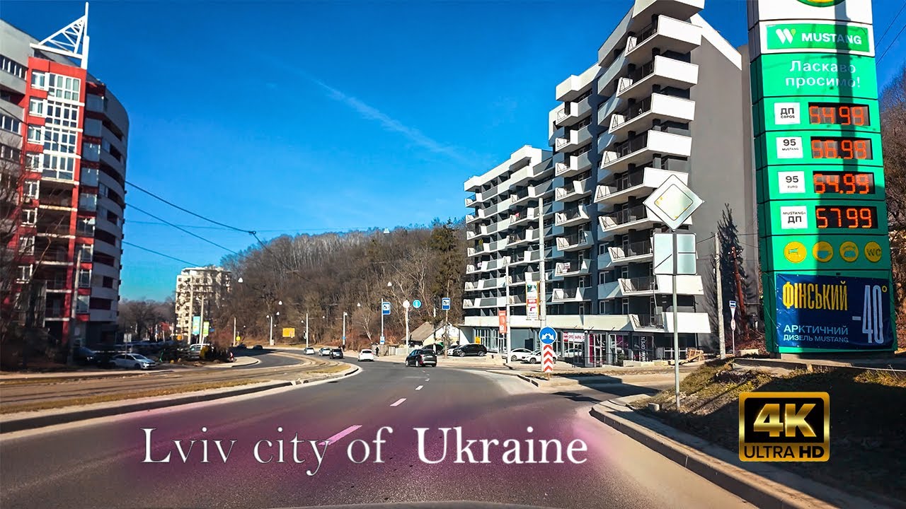 🇺🇦 Львів🔥З СПАЛЬНОГО району СИХІВ до ЦЕНТРУ [4к] Поїздка на АВТО. 2024