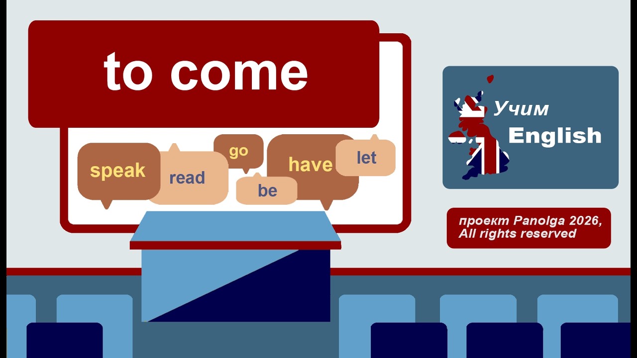 🎓 14 - verb ‘TO COME’ - forms, usage, examples / English  LISTENING & 󠀦󠀦SPEAKING Practice