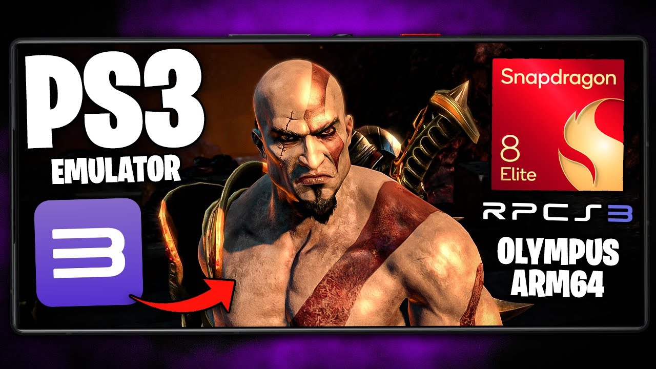 REDMAGIC 10 PRO RODANDO PS3! | Snapdragon 8 Elite RPCS3 Olympus | God Of War 3, Demons Souls e MAIS!