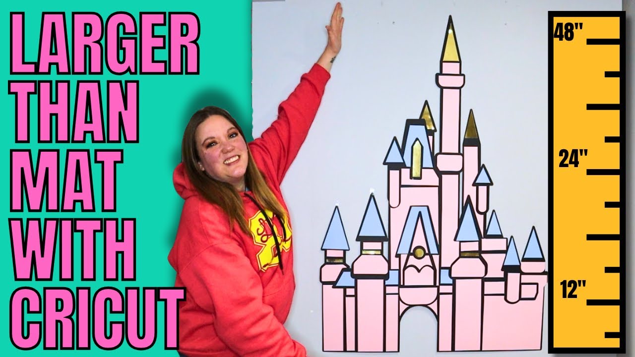 Make a larger than mat Castle with your Cricut!