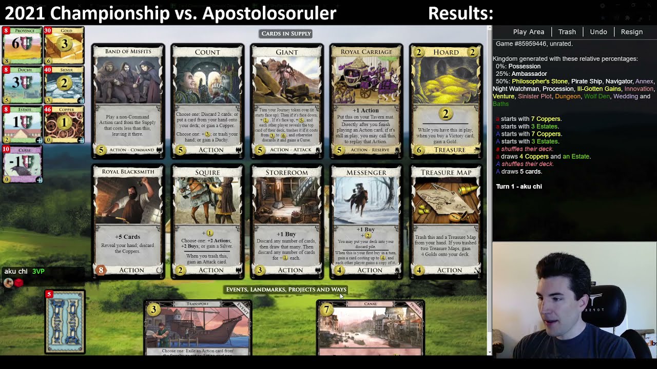 Dominion Online Championship 2021 vs. Apostolosoruler