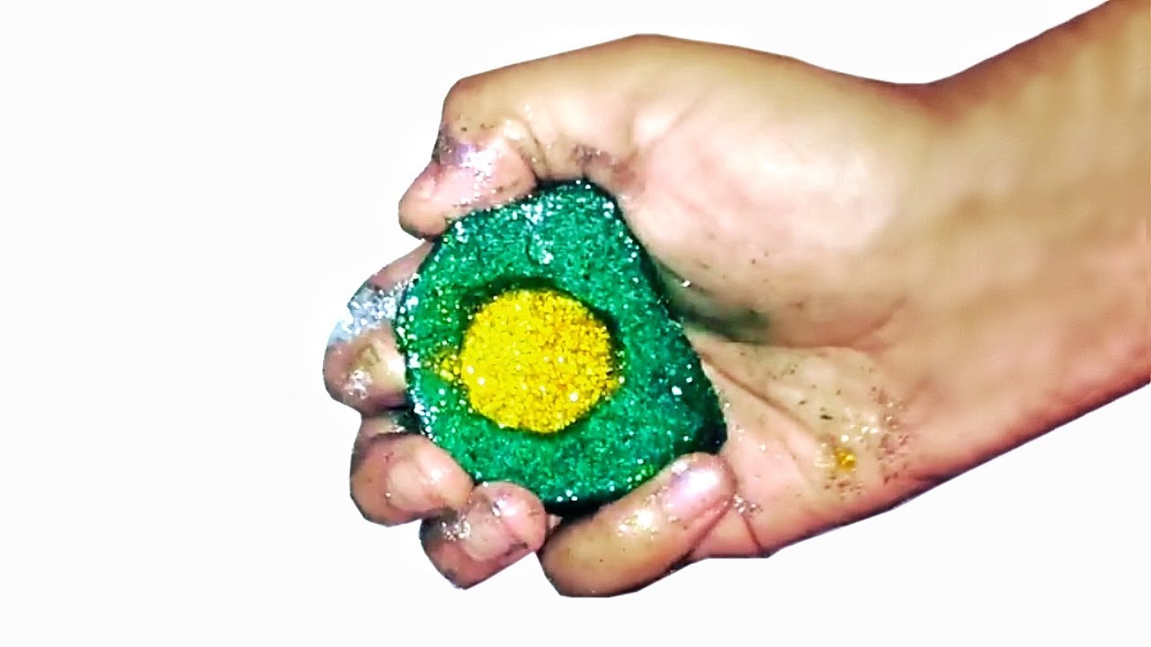 GLITTER BOMB! CRUSHING SOAKED FLORAL FOAM - Satisfying ASMR Video - Daily Satisfying #72