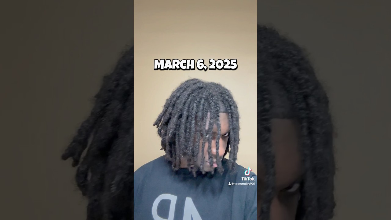 MY 2 YEAR DREAD JOURNEY🔥 #locjourney #locs #dreadlocks #dreads #hair #shorts