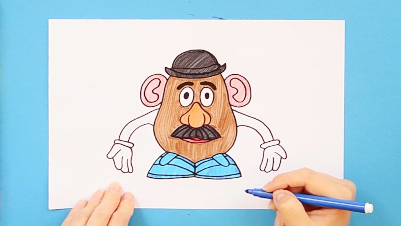 How to draw Mr. Potato Head - Disney Toy Story