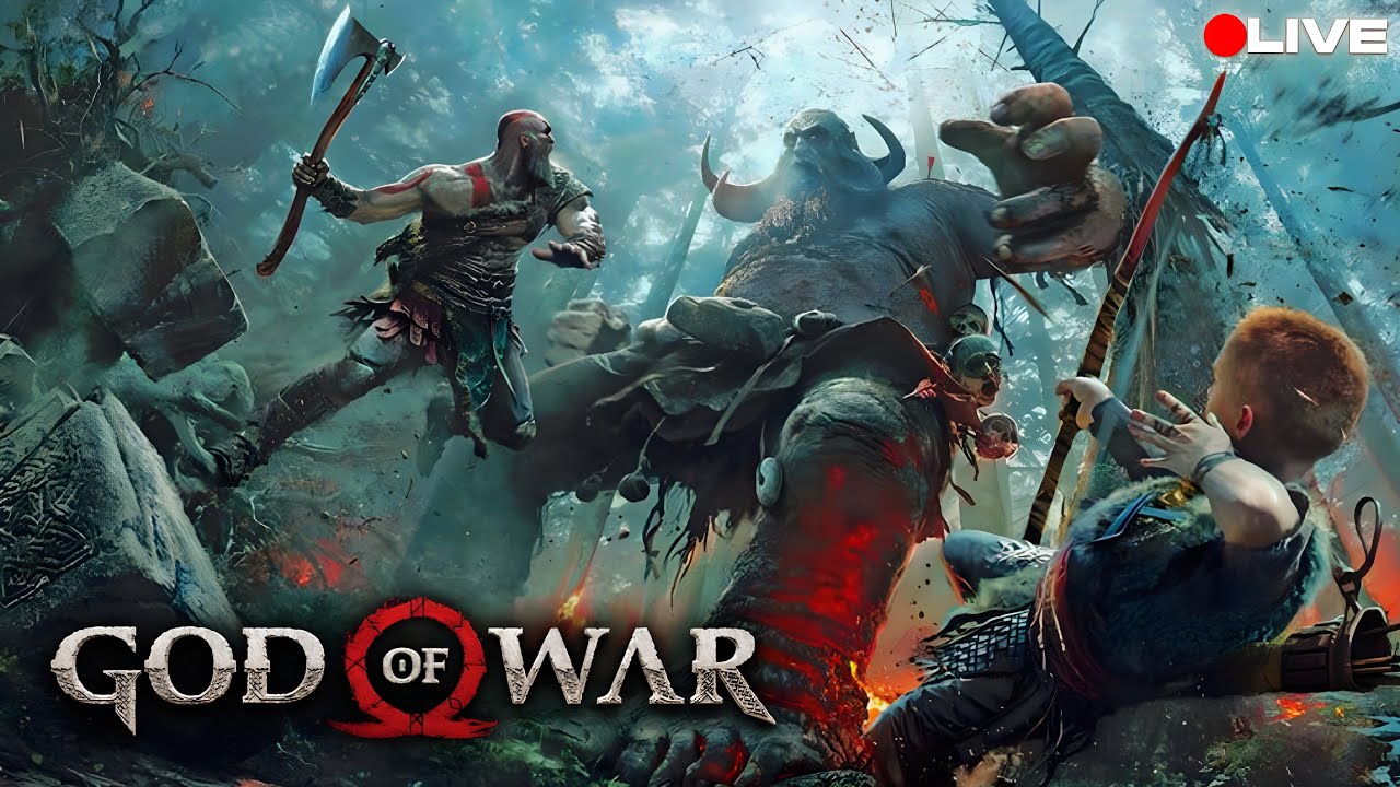 GOD OF WAR 🔴 LIVE | First Time Playing! Kratos Rage Mode Activated 😱