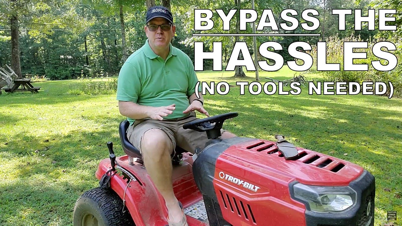 How to Bypass Safety Switches on the Troy-Bilt Pony 42 Riding Lawn Mower