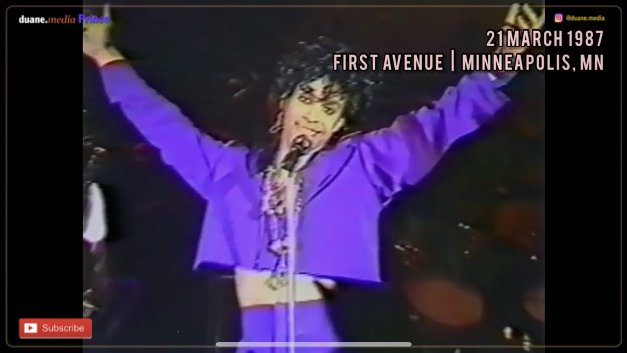Prince Concert 31 (video) USA | Live at First Avenue, Minneapolis, MN (1987) @duane.PrinceDMSR