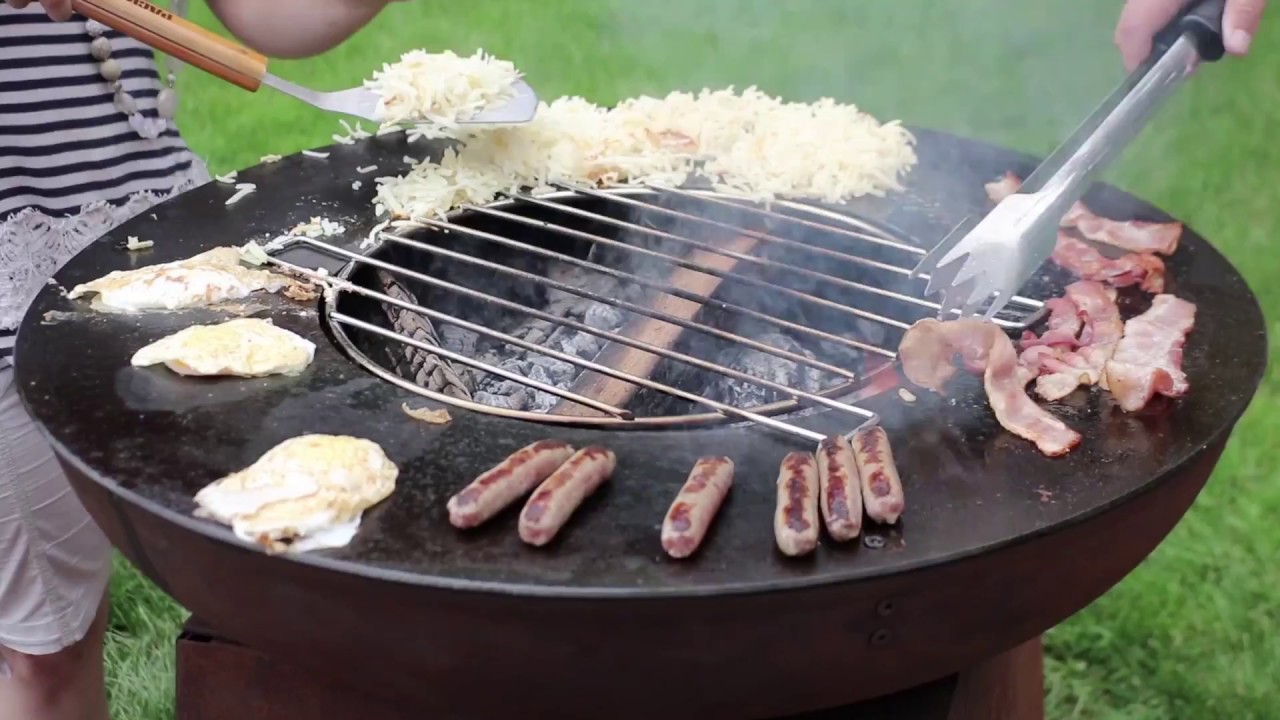How to Use a Fire Pit with a Cooking Ledge *