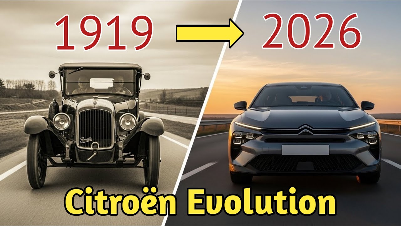Citroën Evolution 1919–2026 | No Other Car Brand Dared This