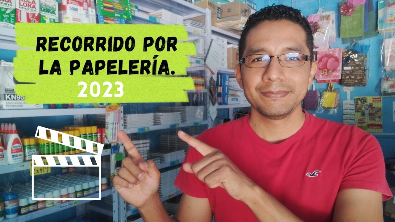 Recorrido por la papelería | 2023 grabado.