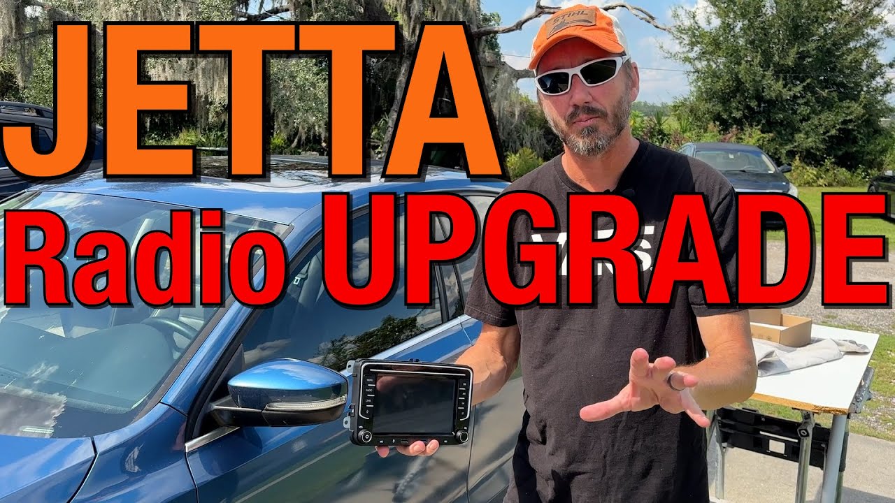 JETTA Radio HUGE upgrade - CarPlay and Android - GPS - EASY ONE HOUR installation - SUPER CHEAP