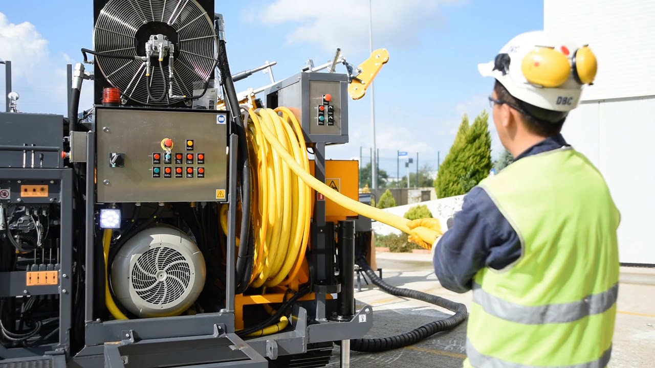 DBC ESD-9 With Hydraulic Elevator And Cable Reel