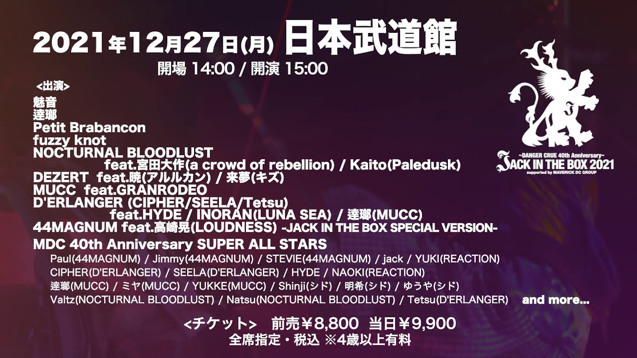DANGER CRUE 40th Anniversary JACK IN THE BOX 2021-TeaserⅦ-