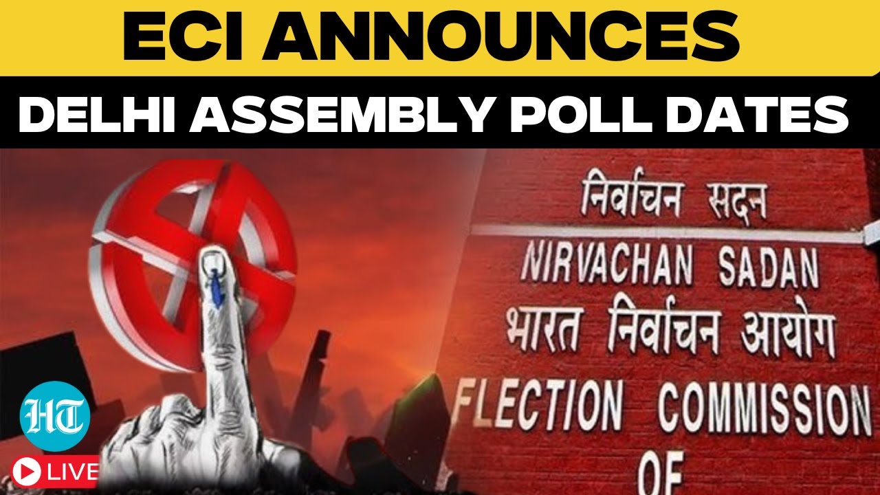 Delhi Elections LIVE | Delhi Assembly Election Dates Announced |Election Commission Press Conference