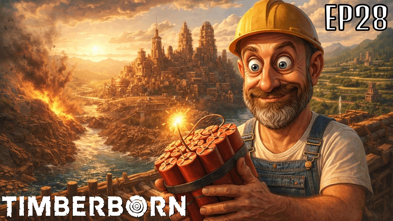 Timberborn EP28 | Psuję i naprawiam w kółko, czyli dzień z życia bobra