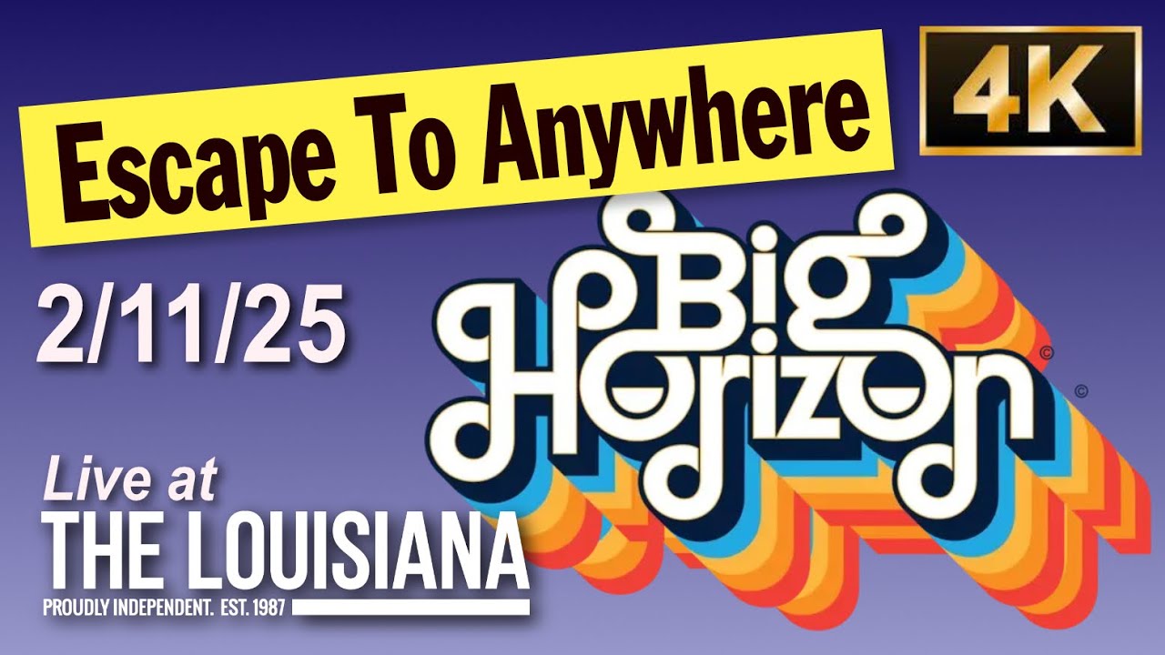 Escape To Anywhere. Big Horizon. Live at the Louisiana, Bristol. 2 Nov 2025 4K
