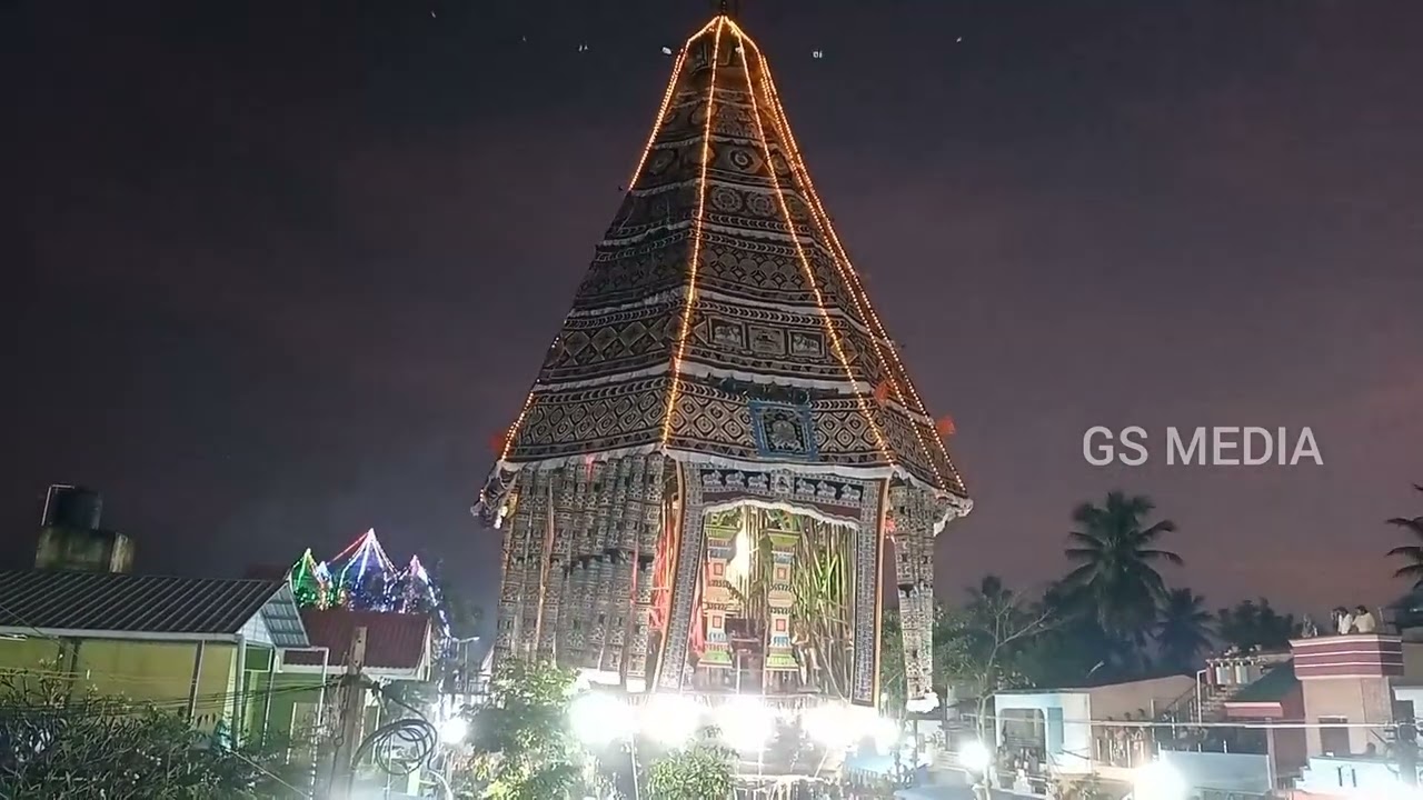 ✨ வானவேடிக்கையும் ஆடலுடன் திருவிடைமருதூர் மகாலிங்க தைப்பூசத் திருத்தேர் ✨#sivan