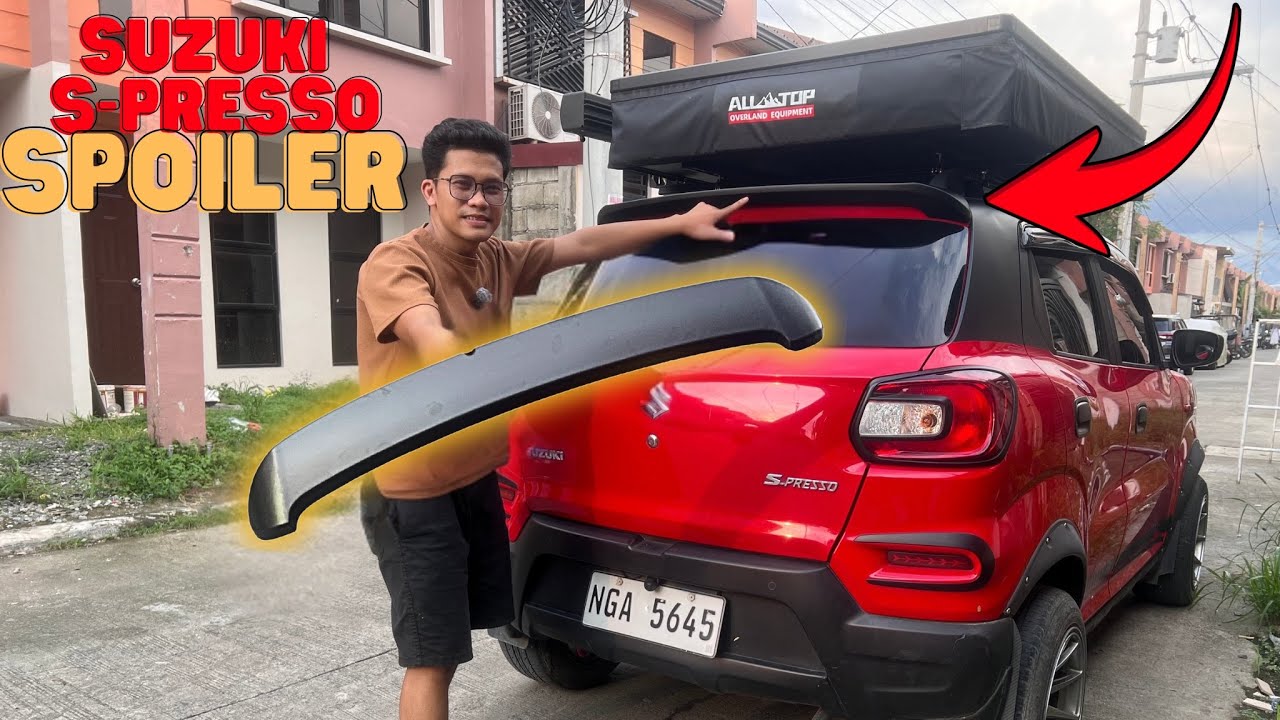 Suzuki spresso Rear Spoiler installation