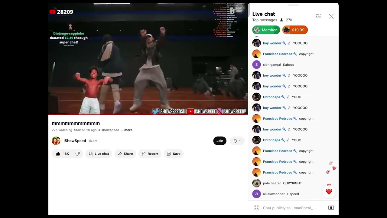 @IShowSpeed does BTS’s “RUN BTS” dance video LIVE on stream 😂