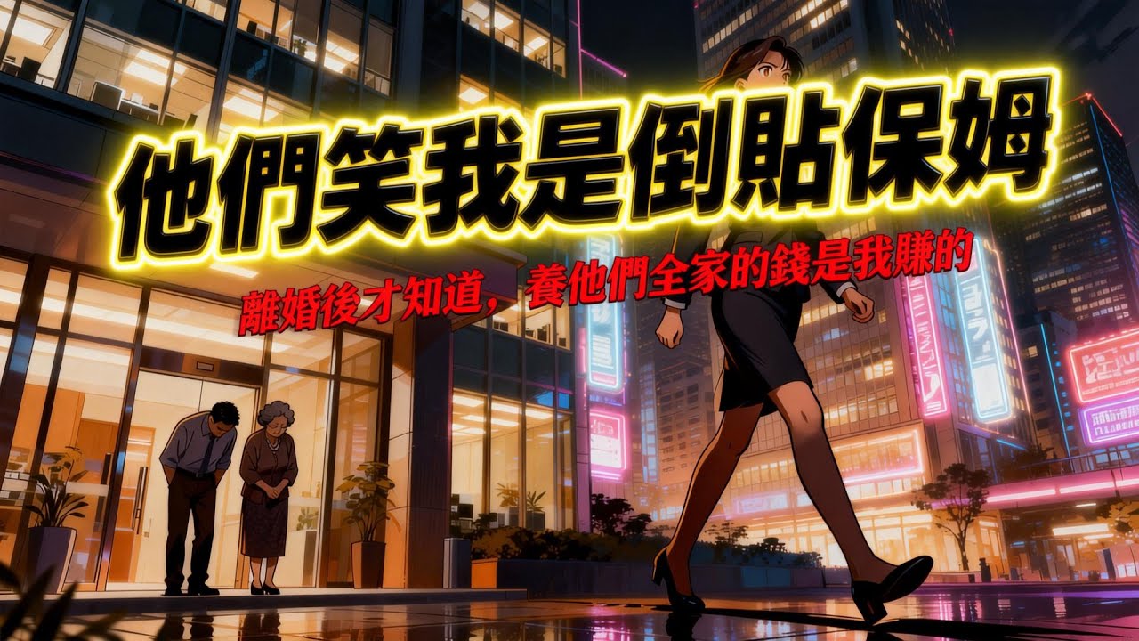 他們笑我是倒貼保姆，離婚後才知道，養他們全家的錢是我賺的。「其實我一直覺得你配不上我兒子。」   聞言，我正在給婆婆按肩頸的動作一頓。 她恍若未覺，