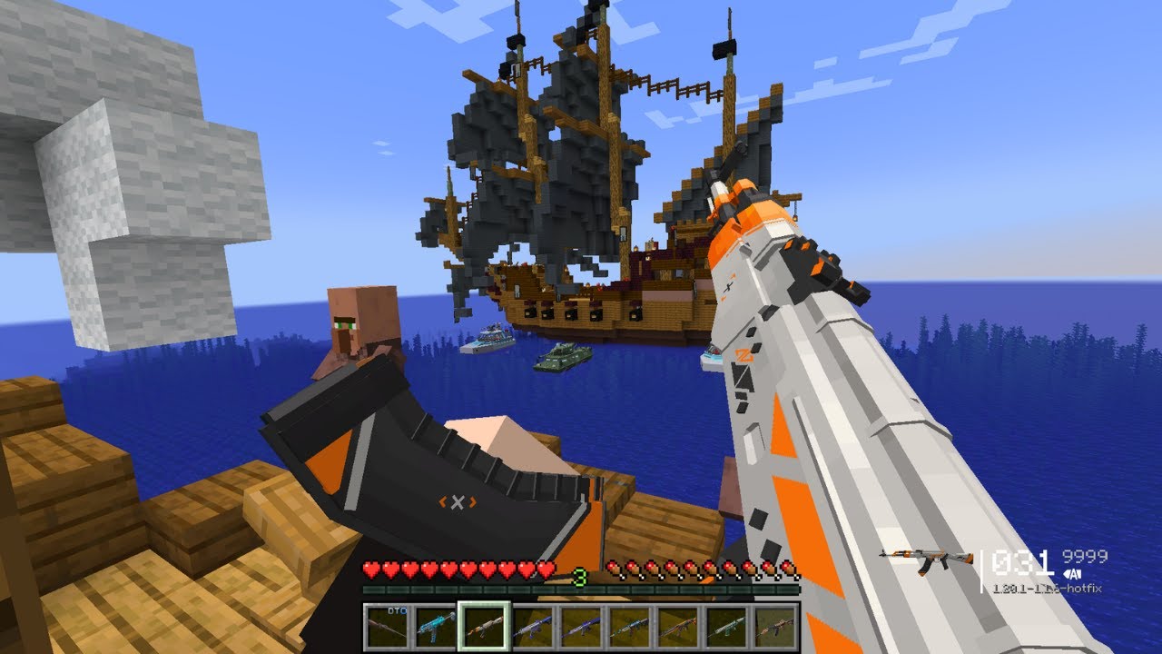 Fisherman Villagers Begged Me for Help as PIRATE PILLAGERS Took Over the Seas!!