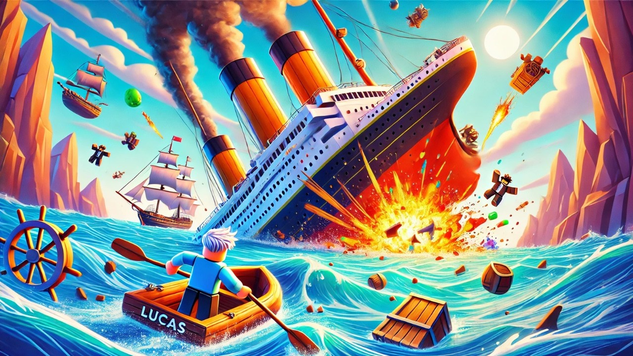 J’ai COULÉ un Titanic dans Roblox 😱⚓