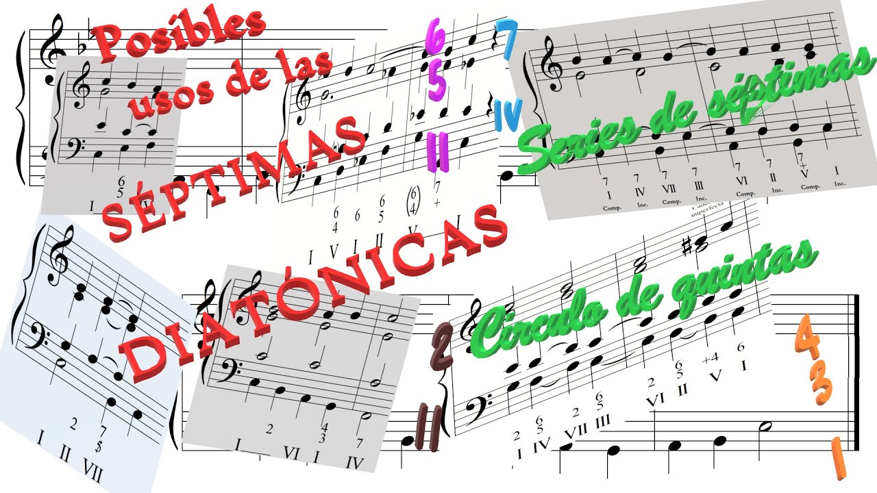 Séptimas diatónicas, segunda parte | series de séptimas por el círculo de quintas y otros usos.