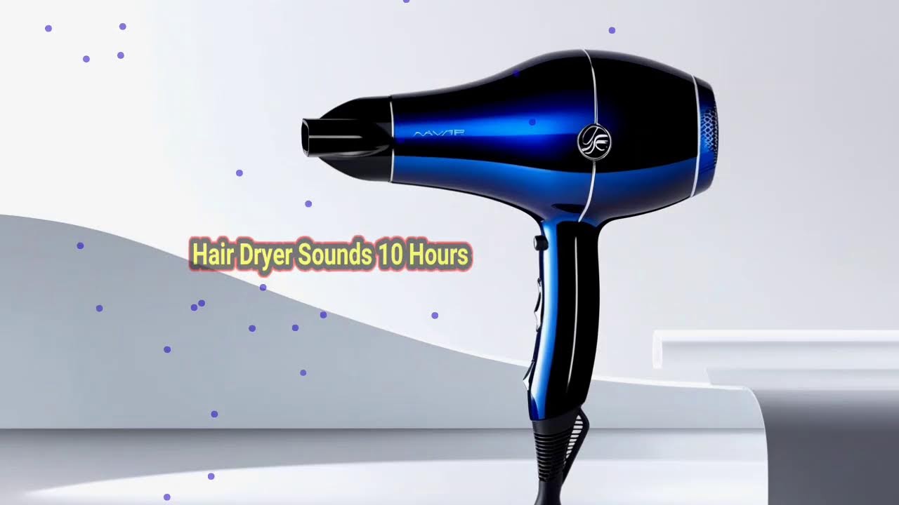 White Noise for Babies – Blow Dryer ASMR - Deep Calm Hair Dryer Noise