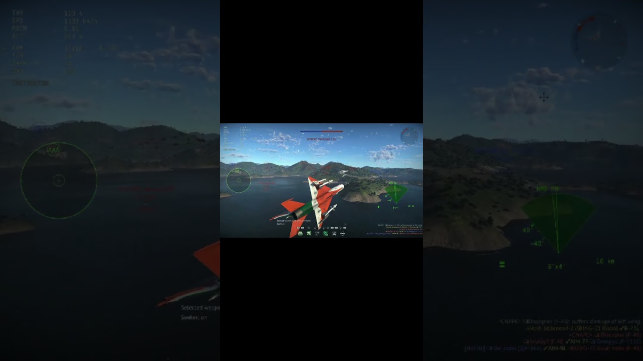 Mig-21 Bison vs F-4S F/A-18A Mig-23ML SU-25 SM3 #warthunder #warthunderaviation #warthundergameplay