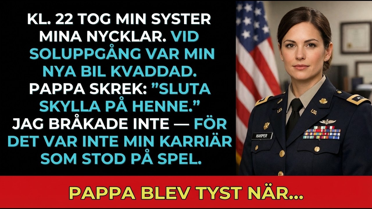 Min syster stal mina nycklar kl. 22 — på morgonen var min nya bil kraschad…
