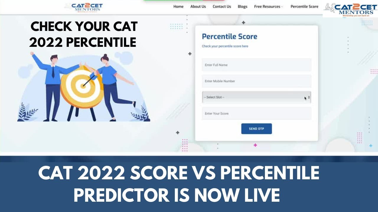 Check Your CAT 2022 Percentile | CAT 2022 Score vs Percentile Predictor is Now LIVE by C2C Mentors