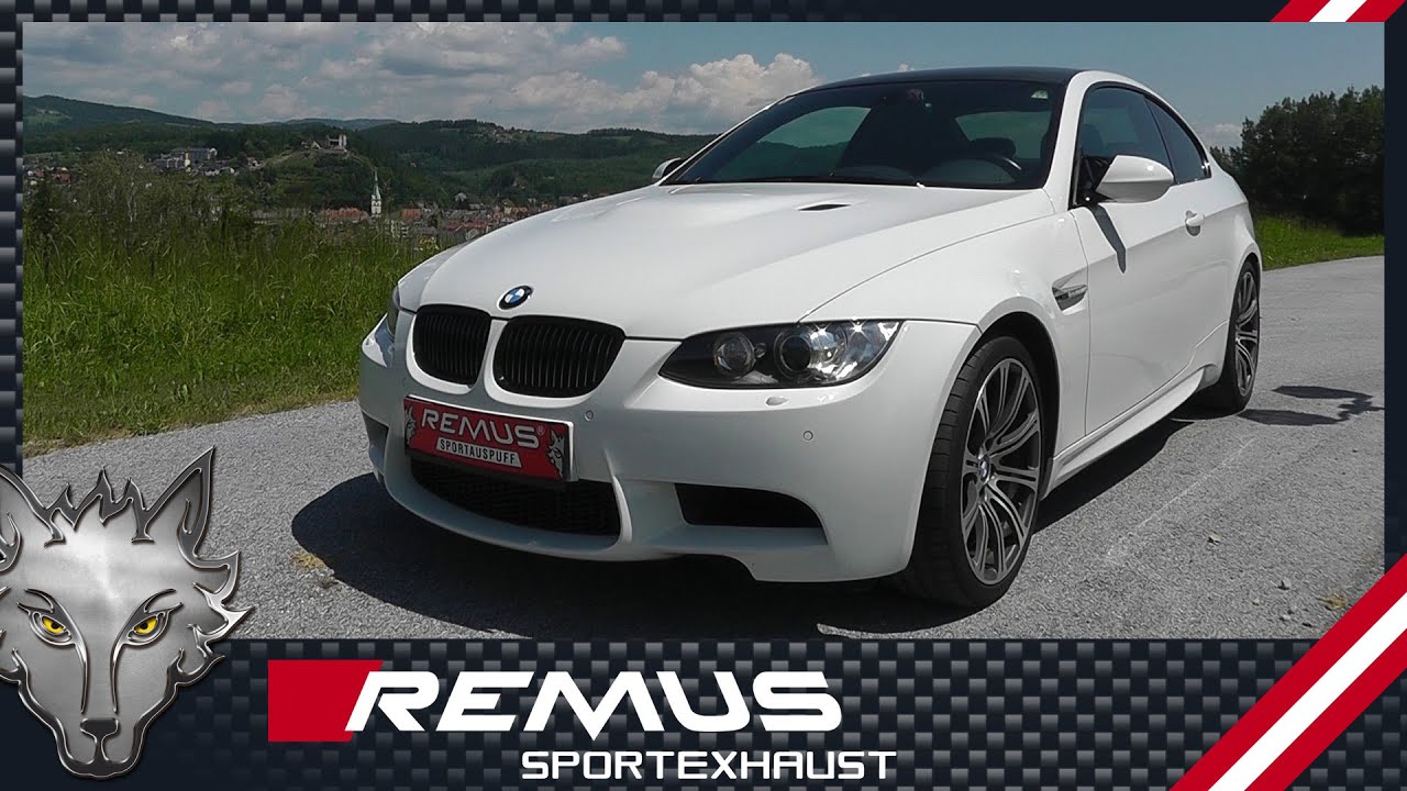 BMW M3 E92 Coupé with REMUS cat-back sport exhaust system