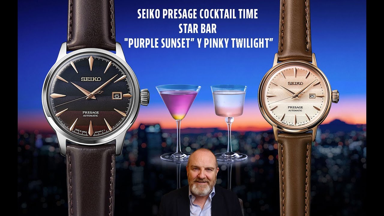 Seiko Presage Cocktail Time Star Bar 
