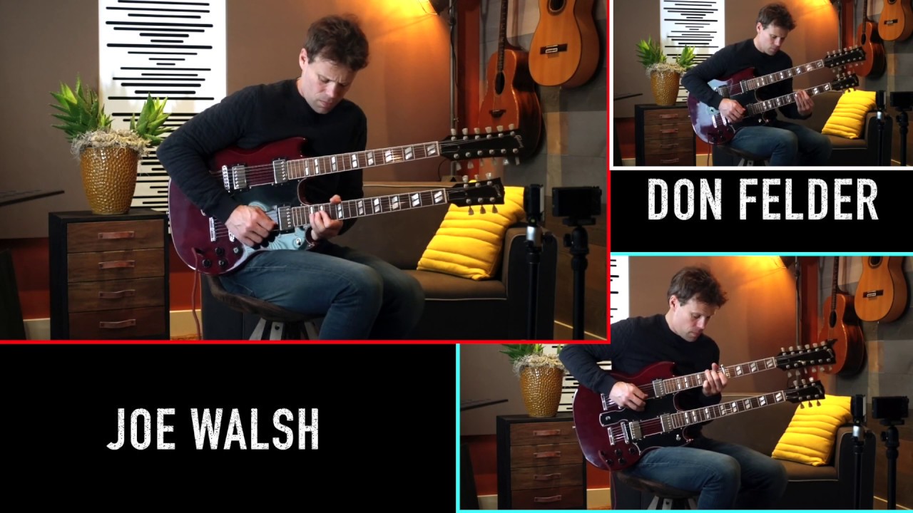 Gitaarsolo Hotel California Eagles - Jaap Kwakman - 3JS - Sixstrings Vlog