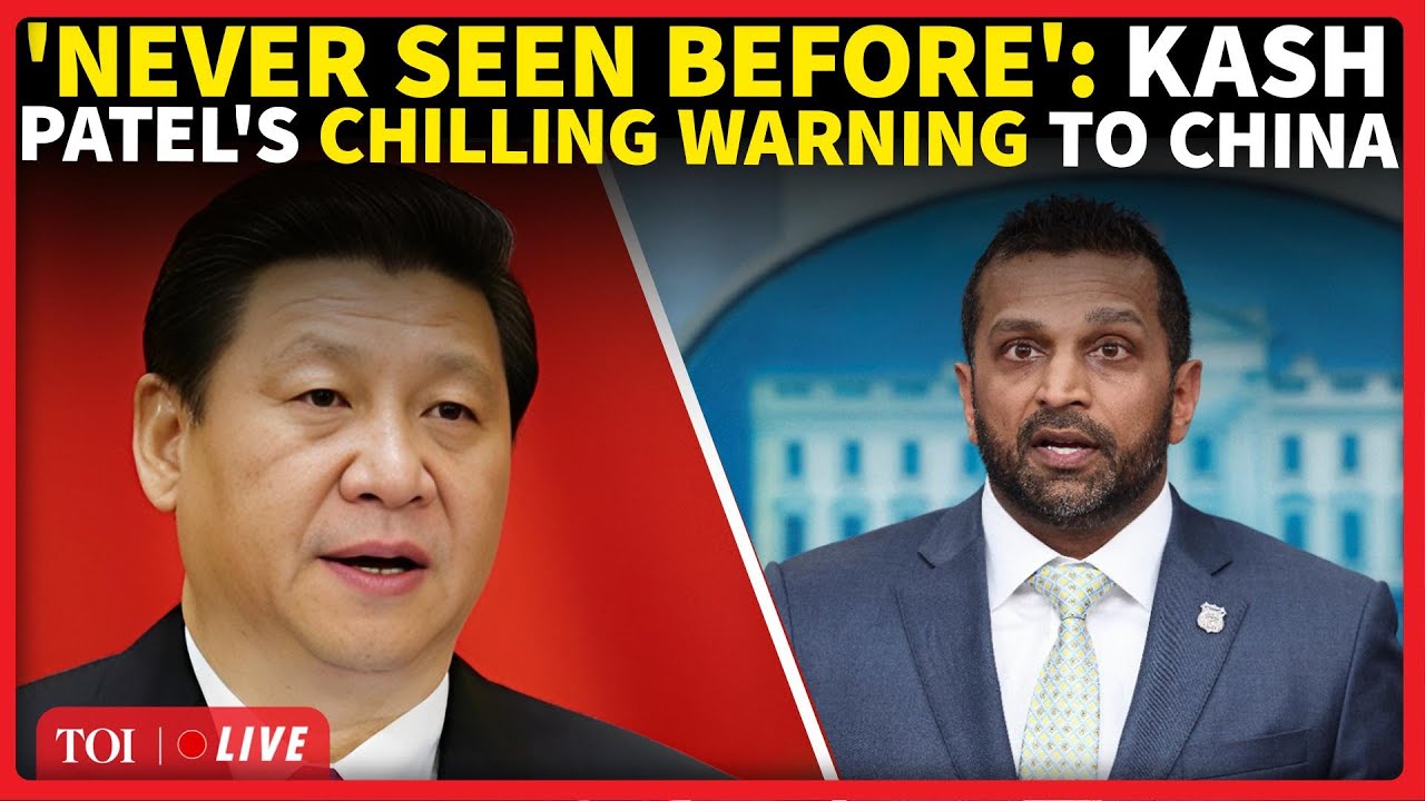 'Trump Shuts Off Pipeline From China To Mexica': Bombshell Presser By FBI Boss Kash Patel | US News
