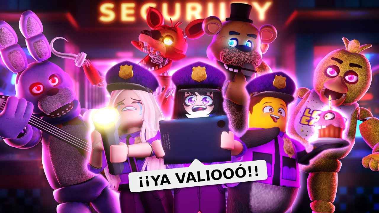 🤣 As&iacute; ser&iacute;a FNAF la pel&iacute;cula si fu&eacute;ramos los guardias...  #TeamGrit&oacute;n #Roblox