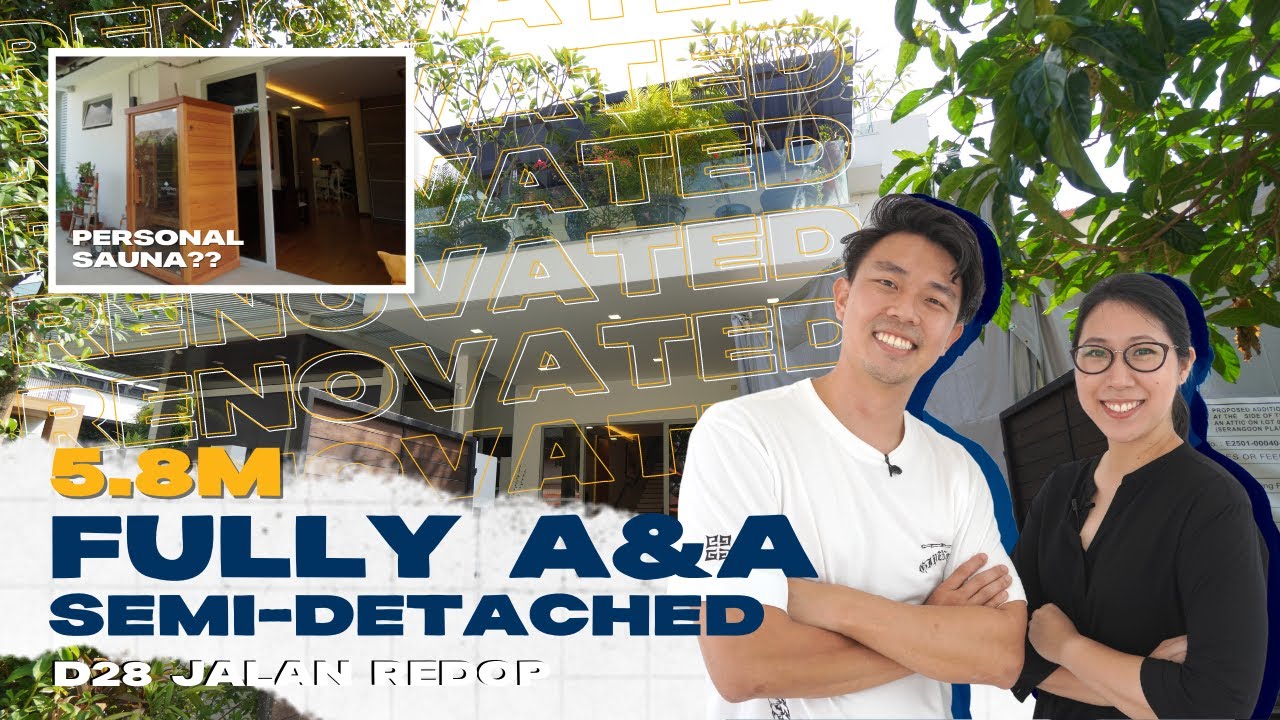 Tastefully Renovated Semi Detached @Jalan Redop (l D28  | Singapore Home Tour Ep.180