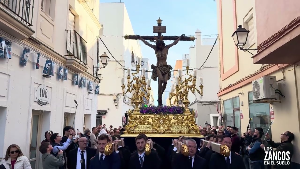 Traslado a Catedral Cristo de La Misericordia Hermandad La Palma 23 febrero 2026 Vía Crucis Cádiz 
