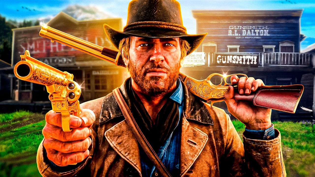 fui atrás das ARMAS mais RARAS no INÍCIO do RED DEAD 2