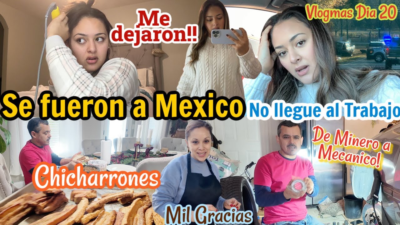 NO PUDO LLEGAR AL TRABAJO‼️LO CONSENTI CON UNOS CHICHARRONES