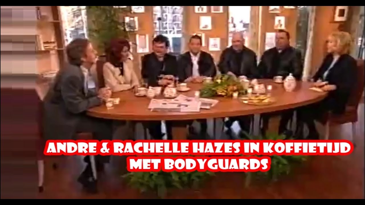 Andre & Rachelle Hazes in Koffietijd met Siem Wulfse, Robert de Waal & Henk.