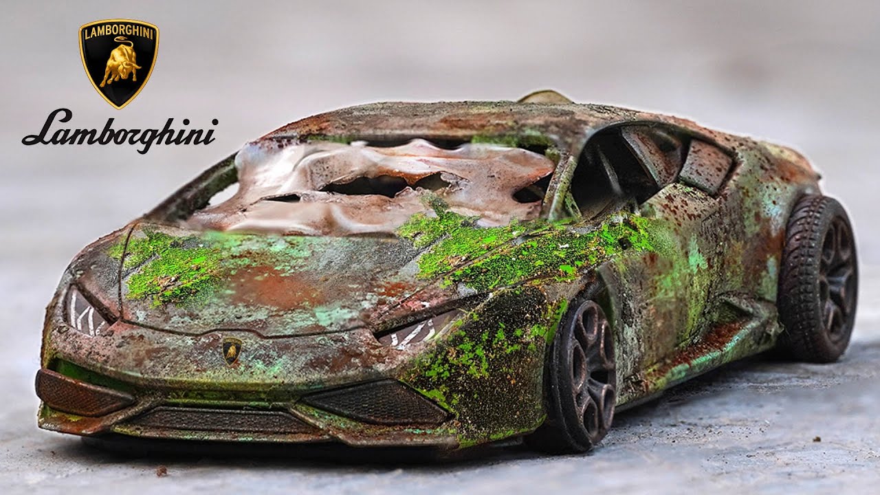 Abandoned Lamborghini HURACAN Model Full Restoration and Rebuild