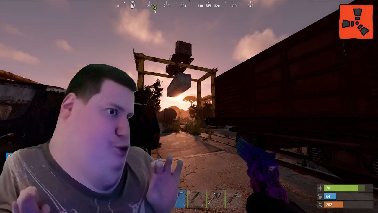 ЛУТАЮ ЖЕЛЕЗНОДОРОЖНОЕ ДЕПО В СОЛО | ПОЛНЫЙ ЛУТ ЖД В СОЛО | RUST