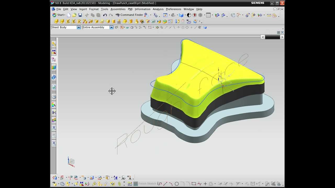 NX8 - Stamping Die Design - Draw Punch